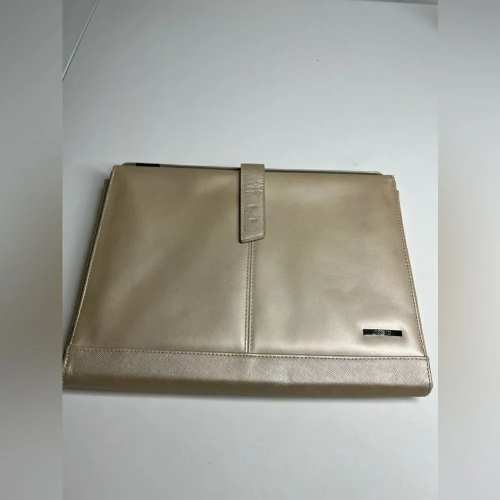 11 Inch Leather Notebook Laptop Carrying Case (Champagne Gold) By Sony